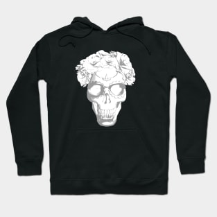 Sugar skull with flowers Hoodie